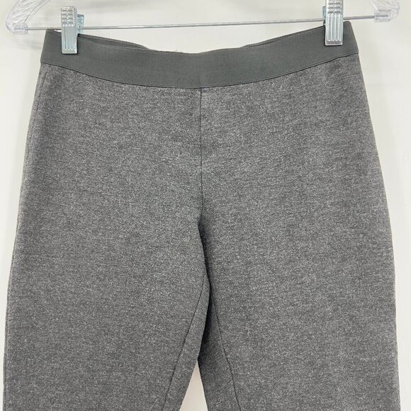 J Crew Women's Stretch Pants/Leggings In Stretch Ponte Charcoal Gray Size 4R - Picture 3 of 8